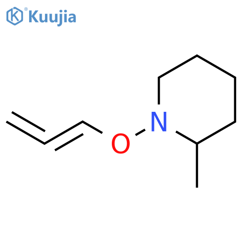 Piperidine, 2-methyl-1-(1,2-propadienyloxy)- structure