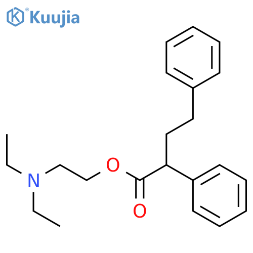 Benzenebutanoic acid, a-phenyl-, 2-(diethylamino)ethylester structure