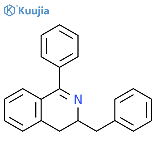 Isoquinoline, 3,4-dihydro-1-phenyl-3-(phenylmethyl)- structure