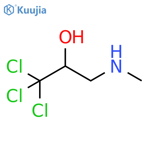 1,1,1-Trichloro-3-(methylamino)propan-2-ol structure