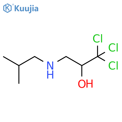 2-Propanol, 1,1,1-trichloro-3-[(2-methylpropyl)amino]- structure