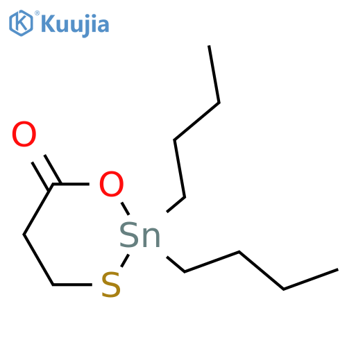 6H-1,3,2-Oxathiastannin-6-one,2,2-dibutyldihydro- structure