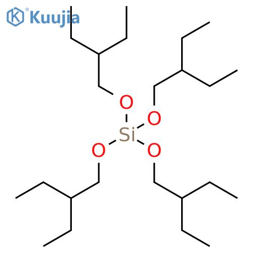Silicic acid (H4SiO4),tetrakis(2-ethylbutyl) ester structure