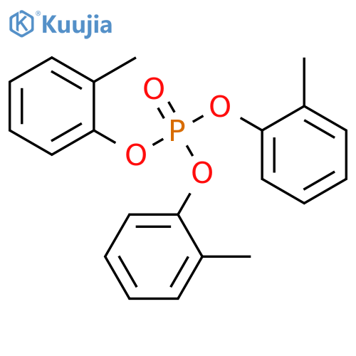 Phosphoric Acid Tris(2-methylphenyl) Ester structure