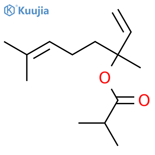 Linalyl isobutyrate structure