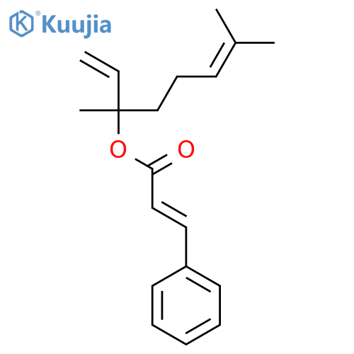 3,7-Dimethylocta-1,6-dien-3-yl cinnamate structure