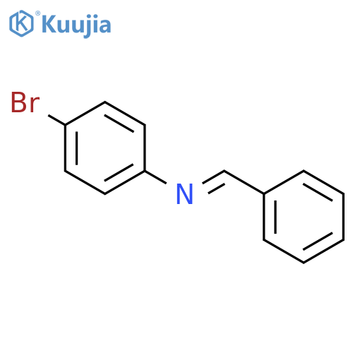 4-bromo-N-[(E)-phenylmethylidene]aniline structure