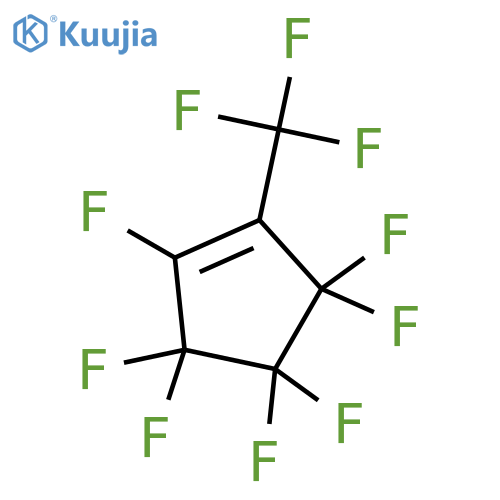 heptafluoro-1-(trifluoromethyl)cyclopent-1-ene structure
