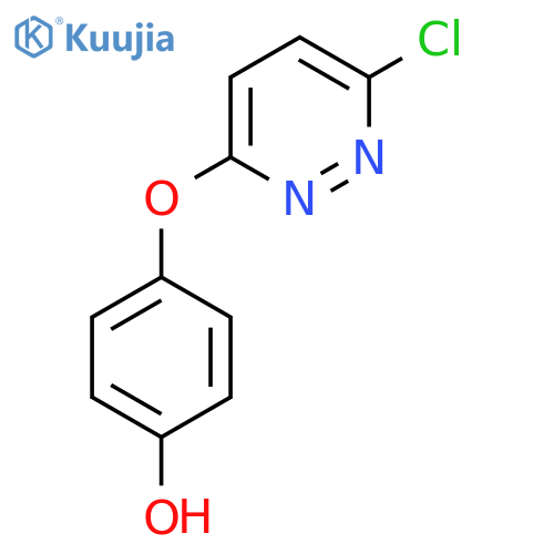 4-(6-chloropyridazin-3-yl)oxyphenol structure