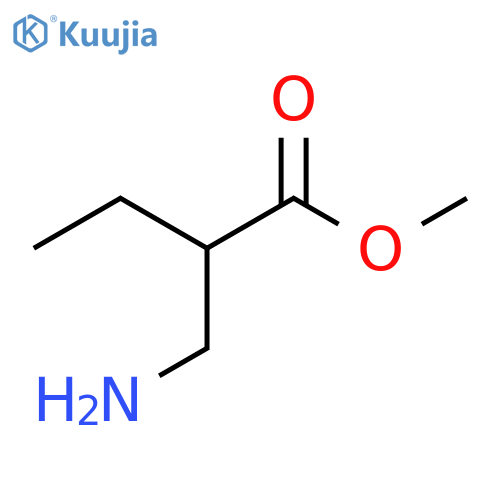 methyl 2-(aminomethyl)butanoate structure