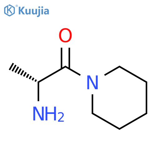 1-Propanone,2-amino-1-(1-piperidinyl)-, (2R)- structure