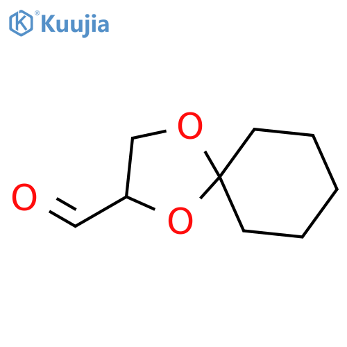 (3R)-1,4-dioxaspiro[4.5]decane-3-carbaldehyde structure