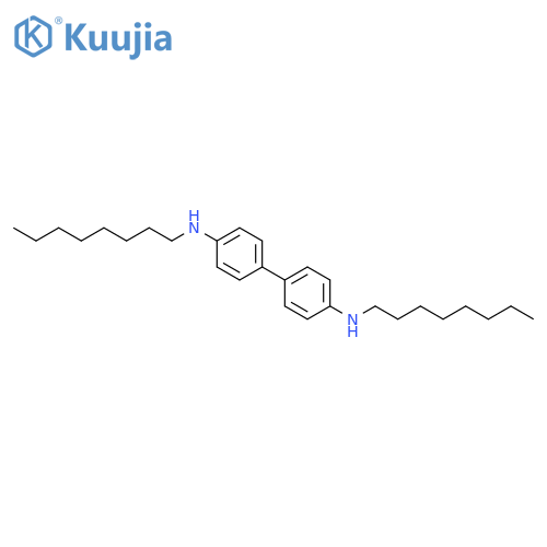 [1,1'-Biphenyl]-4,4'-diamine, N,N'-dioctyl- structure