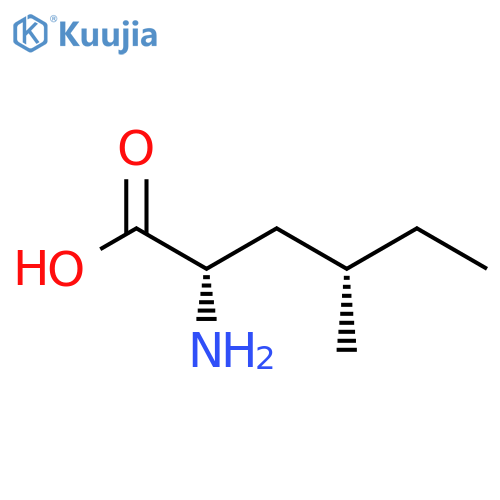 (2S,4S)-2-amino-4-methylhexanoic acid structure