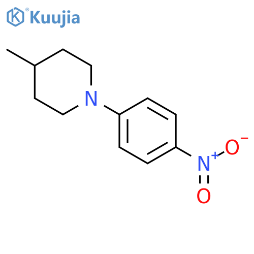 4-methyl-1-(4-nitrophenyl)piperidine structure