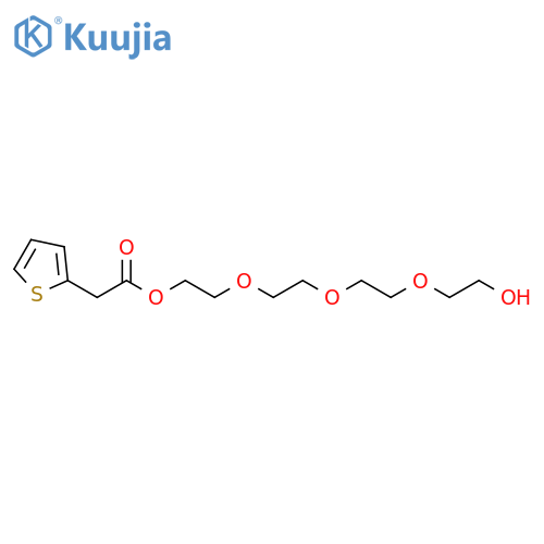 2-Thiopheneacetic acid, 2-[2-[2-(2-hydroxyethoxy)ethoxy]ethoxy]ethylester structure