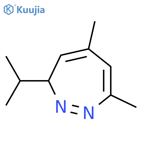 3H-1,2-Diazepine,5,7-dimethyl-3-(1-methylethyl)- structure
