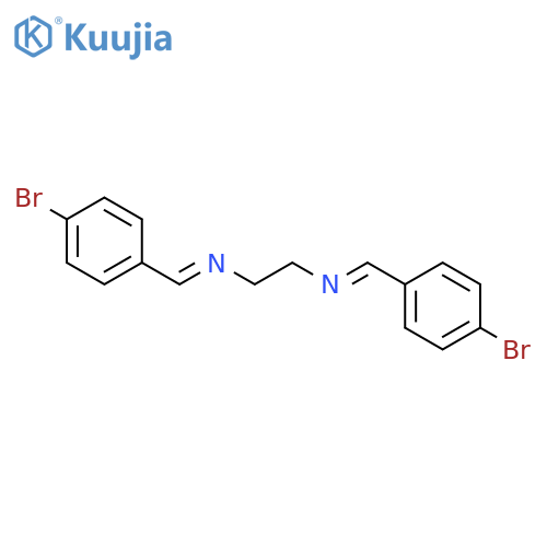 (N1Z,N2Z)-N1,N2-Bis(4-Bromobenzylidene)Ethane-1,2-Diamine structure