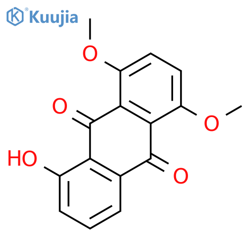 9,10-Anthracenedione, 5-hydroxy-1,4-dimethoxy- structure