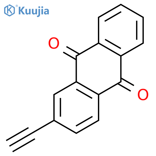 9,10-Anthracenedione, 2-ethynyl- structure