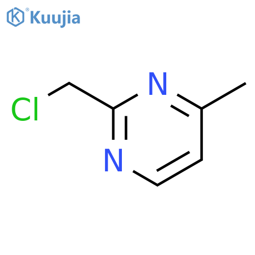 2-(Chloromethyl)-4-methylpyrimidine structure