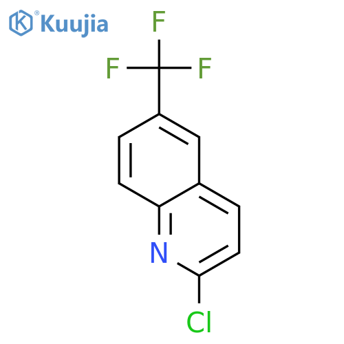 2-chloro-6-(trifluoromethyl)quinoline structure
