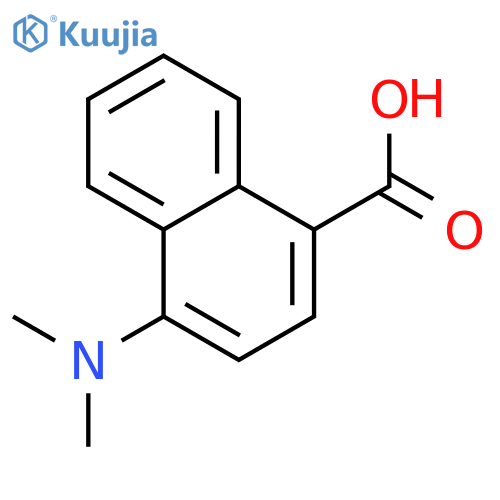 4-(Dimethylamino)-1-naphthoic acid structure