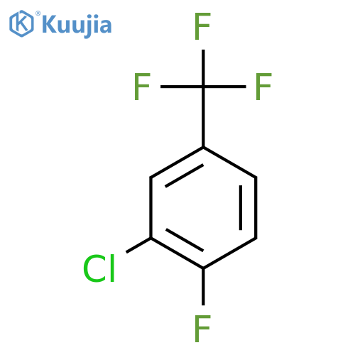 3-Chloro-4-fluorobenzotrifluoride structure