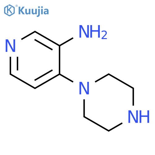 4-(piperazin-1-yl)pyridin-3-amine structure