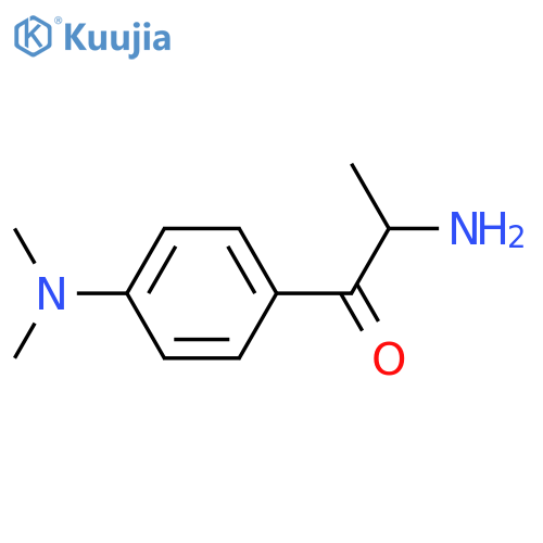 2-amino-1-4-(dimethylamino)phenylpropan-1-one structure