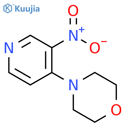 3-nitro-4-morpholinopyridine structure