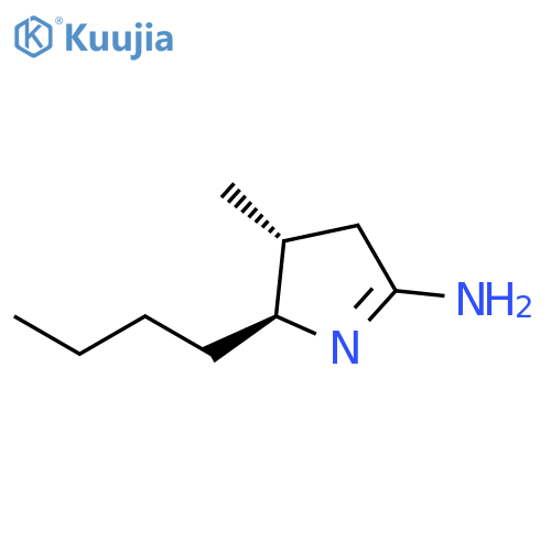 2H-Pyrrol-5-amine,2-butyl-3,4-dihydro-3-methyl-, (2R,3S)-rel- structure