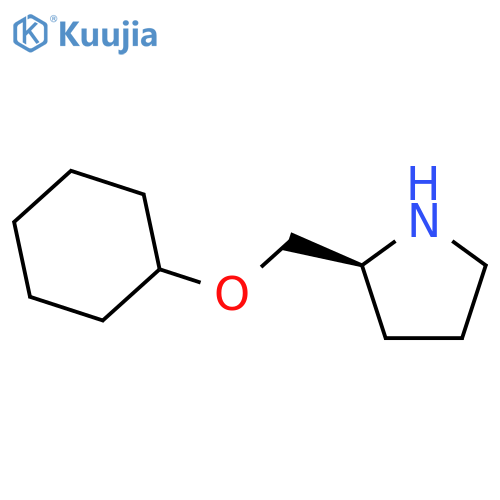 Pyrrolidine,2-[(cyclohexyloxy)methyl]-, (2S)- structure