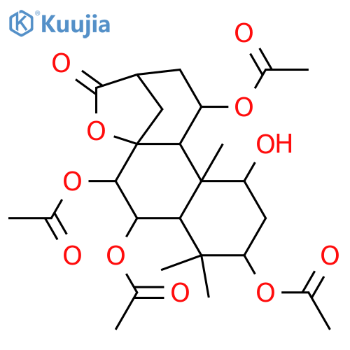 1,3,6,7,11-Pentahydroxy-15,17-dinor-8,15-seco-16,8-kauranolide; (ent-1β,3α,6β,7α,8α,11α)-form, 3,6,7,11-Tetra-Ac structure