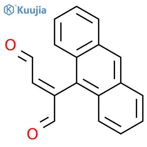 2-BUTENEDIAL, 2-(9-ANTHRACENYL)-, (E)- structure