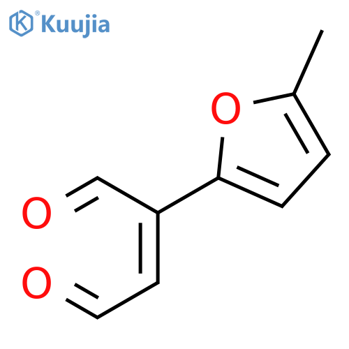 (E)-2-(5-methyl-2-furanyl)-2-Butenedial structure
