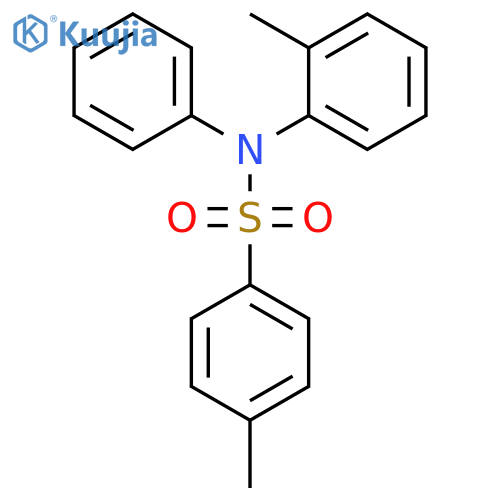 BENZENESULFONAMIDE, 4-METHYL-N-(2-METHYLPHENYL)-N-PHENYL- structure