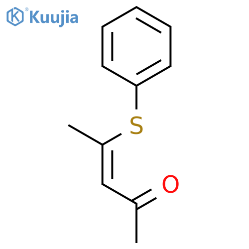 3-Penten-2-one, 4-(phenylthio)-, (Z)- structure