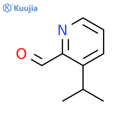 3-(propan-2-yl)pyridine-2-carbaldehyde structure
