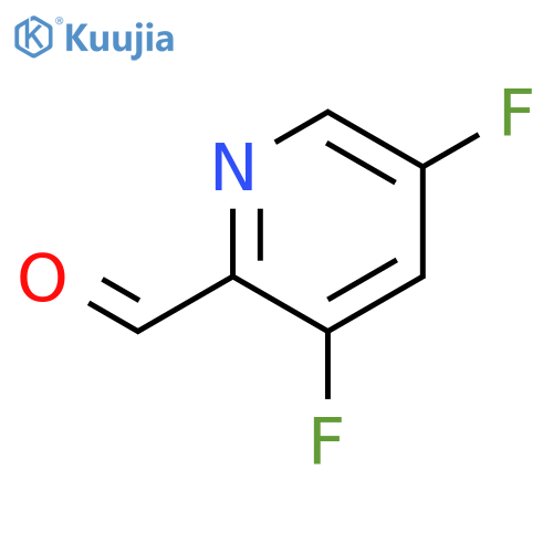 3,5-difluoropyridine-2-carbaldehyde structure