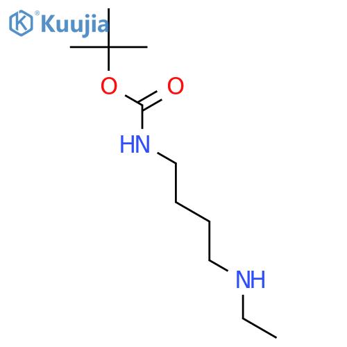 Carbamic acid,[4-(ethylamino)butyl]-, 1,1-dimethylethyl ester (9CI) structure