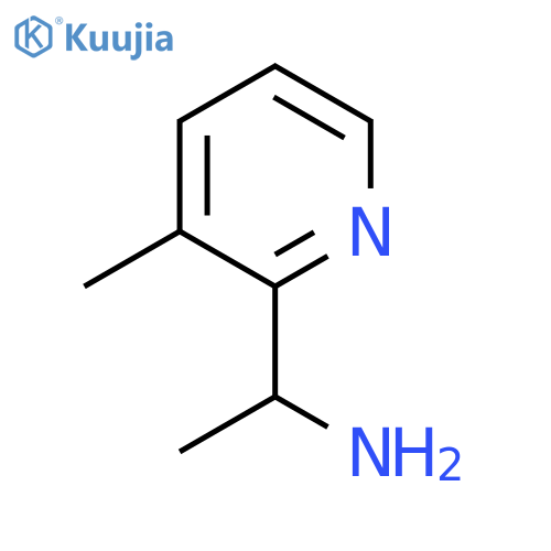 1-(3-methyl-2-pyridinyl)ethanamine structure
