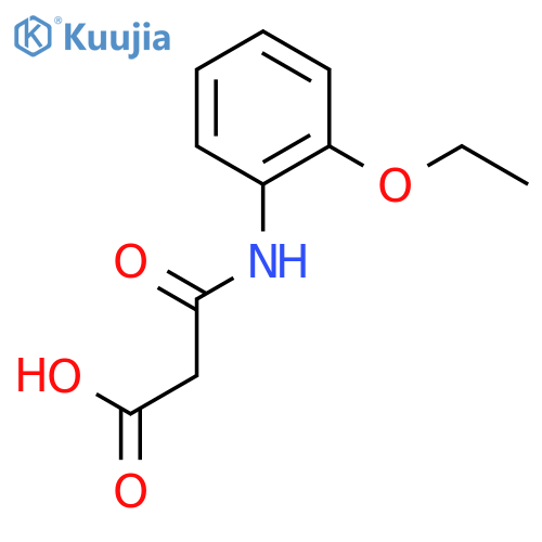 3-(2-ethoxyphenyl)amino-3-oxopropanoic Acid structure