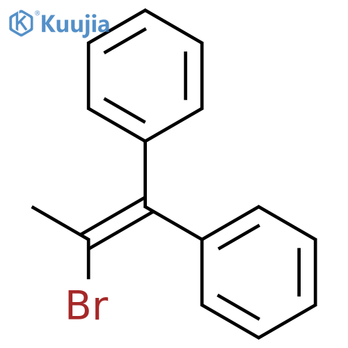 Benzene, 1,1'-(2-bromo-1-propenylidene)bis- structure