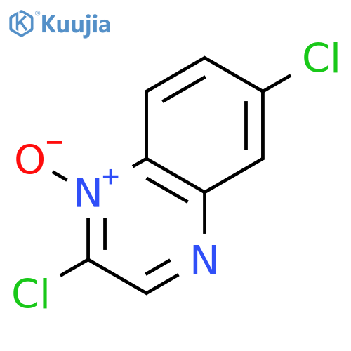 QUINOXALINE, 2,6-DICHLORO-, 1-OXIDE structure