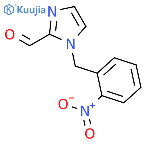 1H-Imidazole-2-carboxaldehyde, 1-[(2-nitrophenyl)methyl]- structure