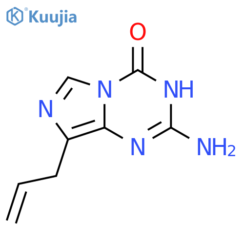2-amino-8-(2-propen-1-yl)-Imidazo[1,5-a]-1,3,5-triazin-4(3H)-one structure