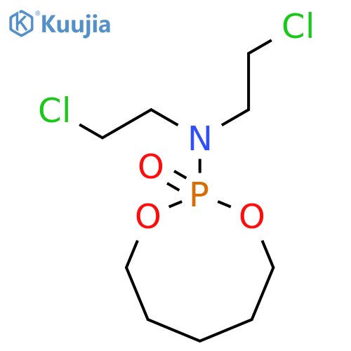 N,N-bis(2-chloroethyl)-1,3,2-dioxaphosphocan-2-amine 2-oxide structure
