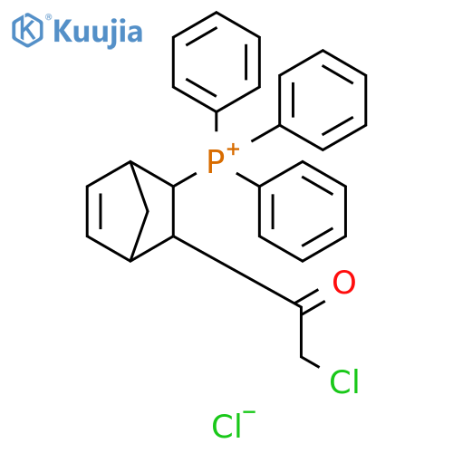 Phosphonium, [3-(chloroacetyl)bicyclo[2.2.1]hept-5-en-2-yl]triphenyl-,chloride structure
