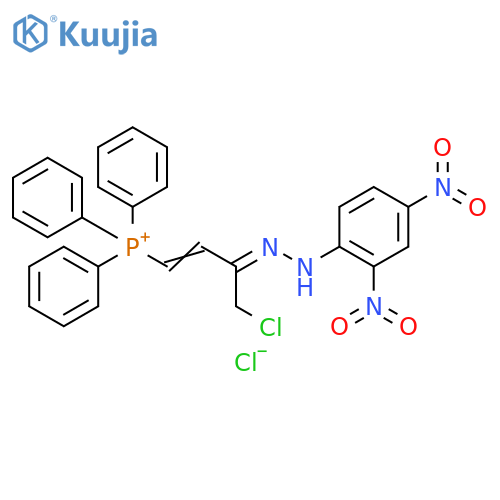Phosphonium,[4-chloro-3-[(2,4-dinitrophenyl)hydrazono]-1-butenyl]triphenyl-, chloride structure